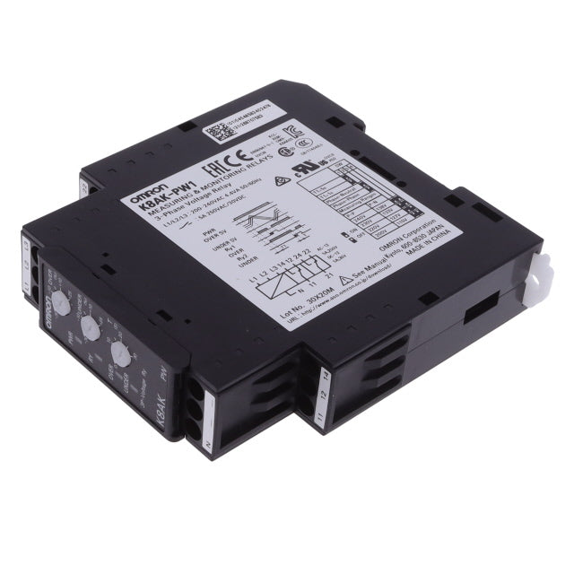 K8AK-PW1 200/240VAC by Omron Automation and Safety - 3-PHASE VOLTAGE RELAY