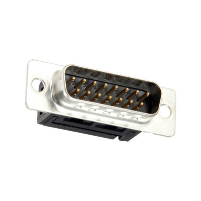 K99X-15P-BLK by Kycon, Inc. - CONNECTOR D-SUB PLUG 15POS IDC