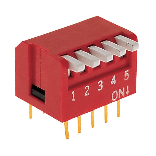 KAP1105E by E-Switch - SWITCH PIANO DIP SPST 25MA 24V