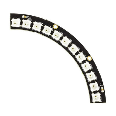 KIT-35133 by Pimoroni Ltd - ADDRESS LED RING 1/4 SERIAL RGB