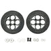 KIT0044 by DFRobot - RUBBER WHEEL 136X24MM KIT