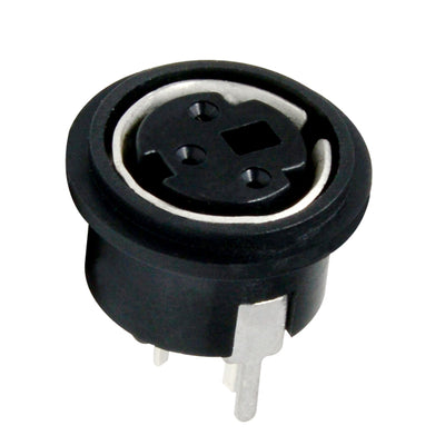KMDVLX-3S-N-1 by Kycon, Inc. - MINI-DIN VERTICAL 3P SNAP & LOCK