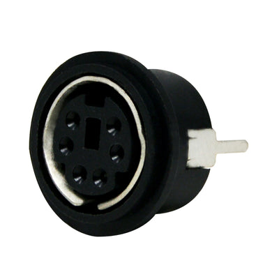 KMDVLX-6S-N-1 by Kycon, Inc. - MINI-DIN VERTICAL 6P SNAP & LOCK