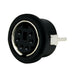 KMDVLX-6S-N-1 by Kycon, Inc. - MINI-DIN VERTICAL 6P SNAP & LOCK