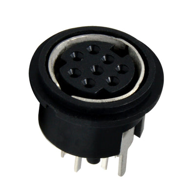 KMDVLX-8S-N-1 by Kycon, Inc. - MINI-DIN VERTICAL 8P SNAP & LOCK