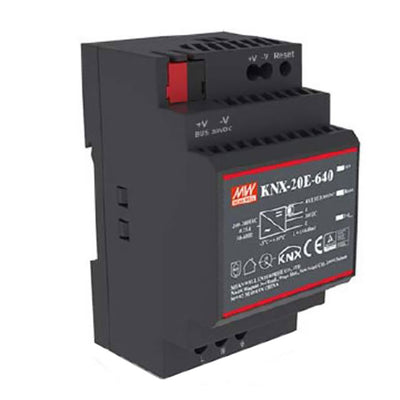KNX-20E-640 by MEAN WELL USA Inc. - AC/DC DIN RAIL SUPPLY 30V 19W
