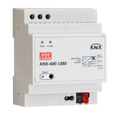 KNX-40E-1280 by MEAN WELL USA Inc. - AC/DC DIN RAIL SUPPLY 30V 38W