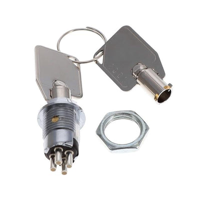 KO105B1001 by E-Switch - SWITCH KEYLOCK 2POS SPDT 1A 125V