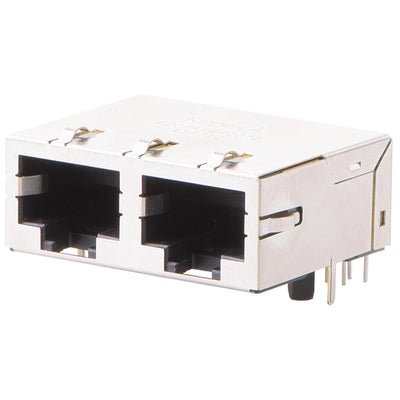 KQG-02A-0-GK2-070 by KinnexA - CONNECTOR JACK 2-PORT 5G BASE-T PCB