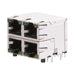 KRD-S-22-8-8-4-DN1 by KinnexA - CONNECTOR MOD JACK 4PORT 8P8C SHLD