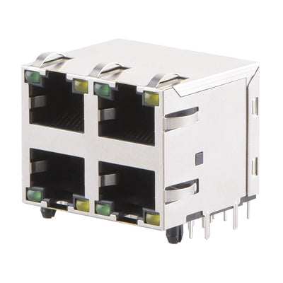 KRD-S-22-8-8-5-GDD by KinnexA - CONNECTOR MOD JACK 4PORT 8P8C SHLD