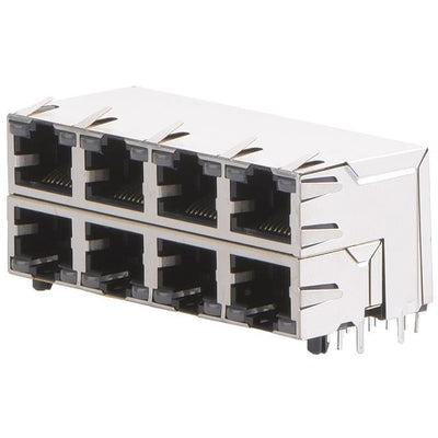 KRD-S-24-8-8-1-DN5 by KinnexA - CONNECTOR MOD JACK 8PORT 8P8C SHLD