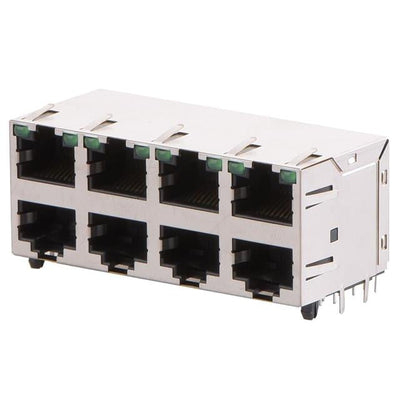 KRD-S-24-8-8-4-GAD by KinnexA - CONNECTOR MOD JACK 8PORT 8P8C SHLD