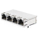 KRH-04T-4-D12-1D0 by KinnexA - CONNECTOR JACK 4PORT 10/100BASE-T PCB