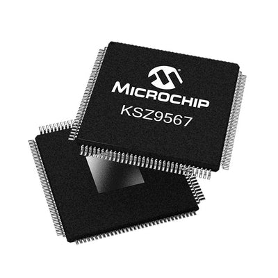KSZ9567RTXI by Microchip Technology - IC ETHERNET SWITCH 7PORT 128TQFP