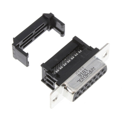 L117DAFRA15S by Amphenol ICC (Commercial Products) - CONNECTOR D-SUB RCPT 15POS IDC