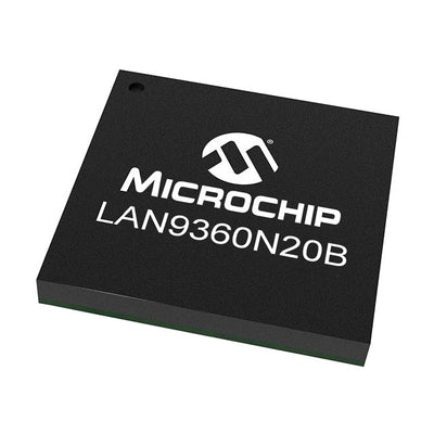 LAN9360N20B-CBTVAO by Microchip Technology - AVB ENDPOINT, 7 STREAMS, 40 CH.,