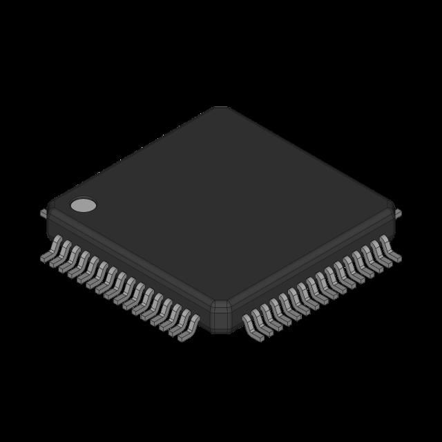AT91SAM7S64B-AU-999 by Atmel - RISC MICROCONTROLLER, 32 BIT, F