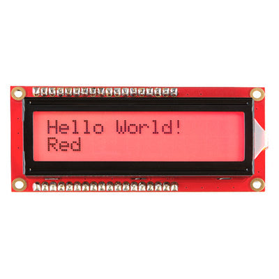 LCD-10862 by SparkFun Electronics - LCD MOD 32DIG 16X2 TRANSFL R/G/B
