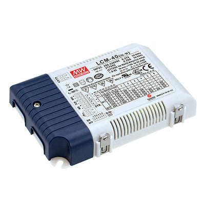 LCM-40 by MEAN WELL USA Inc. - LED DRVR CC AC/DC 2-100V 1.05A