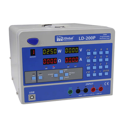 LD-200P by Global Specialties - PRGRMBLE ELECTRONIC LOAD 200W
