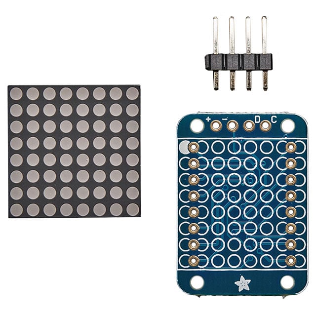 870 by Adafruit Industries LLC - ADDRESS LED MATRIX I2C RED