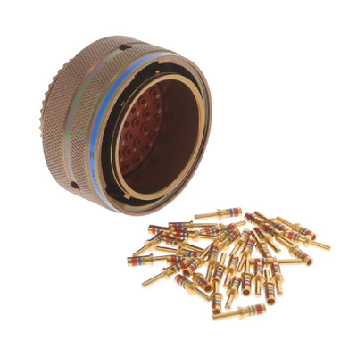 LJT06RT25-37P by Amphenol Aerospace Operations - CONNECTOR PLUG MALE 37POS GOLD CRIMP