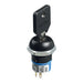 LK6NGB126M3 by APEM Inc. - SWITCH KEYLOCK 2POS SPDT 4A 125V