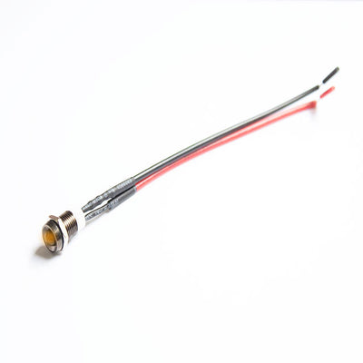 LM1-5-W-A by Switch Components - LED INDICATOR 5MM - AMBER, SCREW
