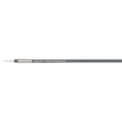 LMR-240-DB by Amphenol Times Microwave Systems - CABLE LMR-240 BLACK PE 50