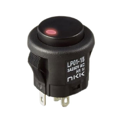 LP0115CCKW015CA by NKK Switches - PUSH SWITCH BUTTON SPDT 3A 125V