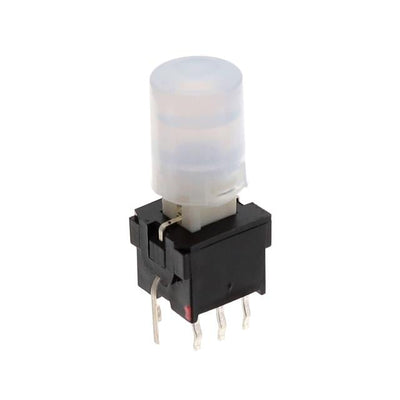 LP4EE1PBCTR by E-Switch - PUSH SWITCH BUTTON DPDT 0.1A 30V