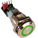 LS-16-H-G by LogiSwitch - 16MM DEBOUNCE PB SW HDR LED GR