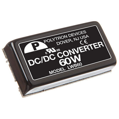 LWB60-24S24 by Polytron - DC DC CONVERTER 24V 60W