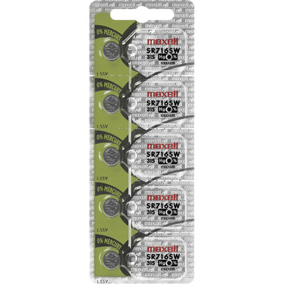 315 by Maxell Batteries - SLVR-OX 1.55V 7.9MM BUTTON CELL