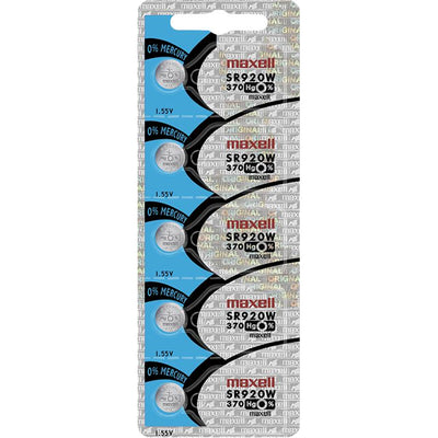 370 by Maxell Batteries - SLVR-OX 1.55V 9.5MM BUTTON CELL