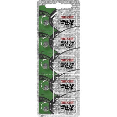 379 by Maxell Batteries - SLVR-OX 1.55V 5.8MM BUTTON CELL
