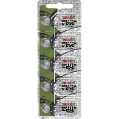394 by Maxell Batteries - SLVR-OX 1.55V 9.5MM BUTTON CELL