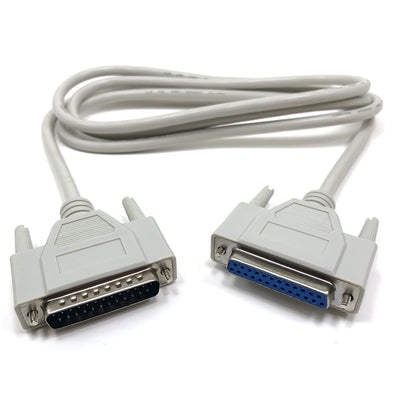 M01-017 by Micro Connectors, Inc. - CABLE ASSY DB25 SHLD GRY 3.05M