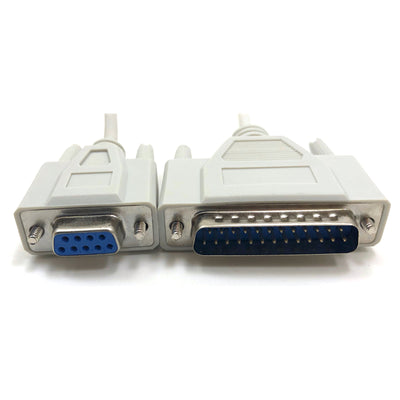 M02-1156N by Micro Connectors, Inc. - CABLE ASSY DB09/DB25 GRY 1.83M