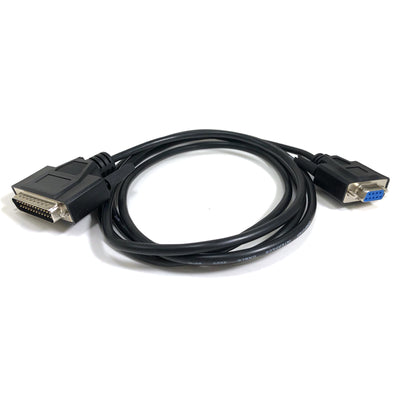 M02-116 by Micro Connectors, Inc. - CABLE ASSY DB09/DB25 BLK 1.83M