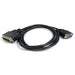 M02-116 by Micro Connectors, Inc. - CABLE ASSY DB09/DB25 BLK 1.83M