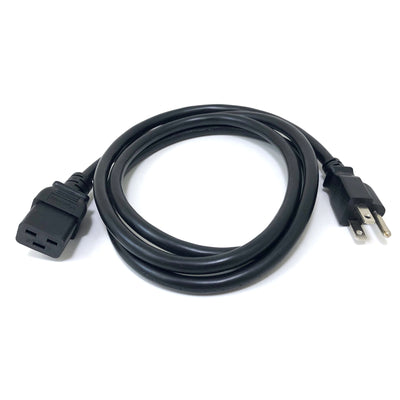 M05-117UL by Micro Connectors, Inc. - 6' CORD, C19 TO NEMA5-15P, 14AWG