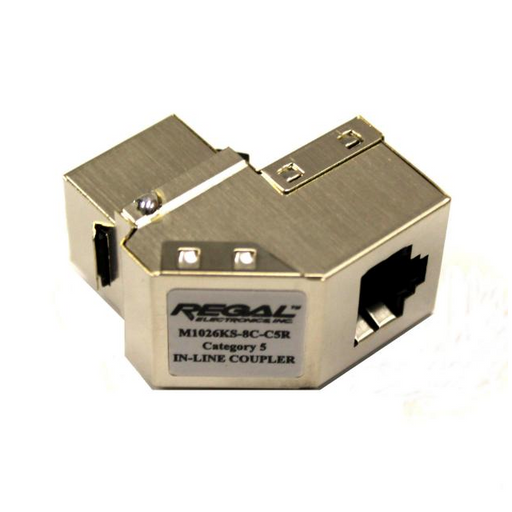M1026KS-8C-C5R by REGAL - CATEGORY 5 COUPLER, 8P8C SHIELDE
