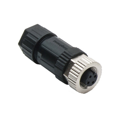 M12A-04BFFB-SL7001 by Amphenol LTW - CONNECTOR RECPT FMALE 4POS GOLD SCREW