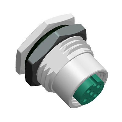 M12A-04PFFS-SF8002 by Amphenol LTW - CONNECTOR RECPT FMALE 4P GOLD SLDR CUP