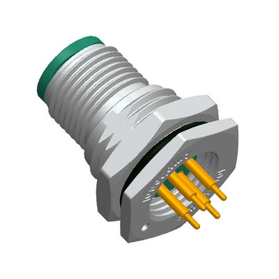 M12A-04PMMP-SF8001 by Amphenol LTW - CONNECTOR PLUG MALE 4POS GOLD SOLDER