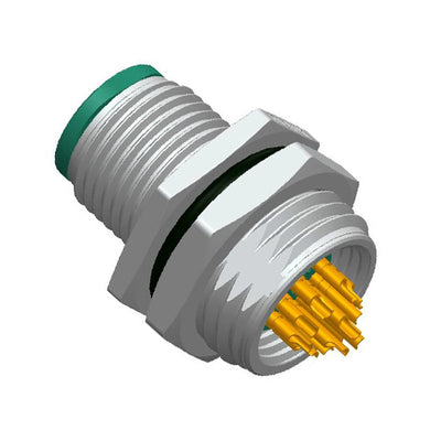 M12A-12PMMS-SH8001 by Amphenol LTW - CONNECTOR PLUG MALE 12P GOLD SLDR CUP