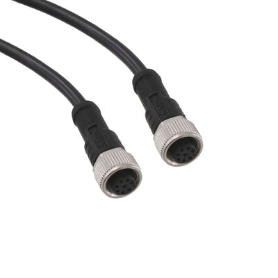 M12A08FL-12AFL-SB002 by Amphenol LTW - CABLE 8POS FMALE TO FMALE 6.56