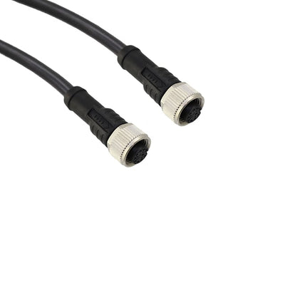 M12A10FL-12AFL-SB002 by Amphenol LTW - CABLE 10POS FMALE TO FMALE 6.56